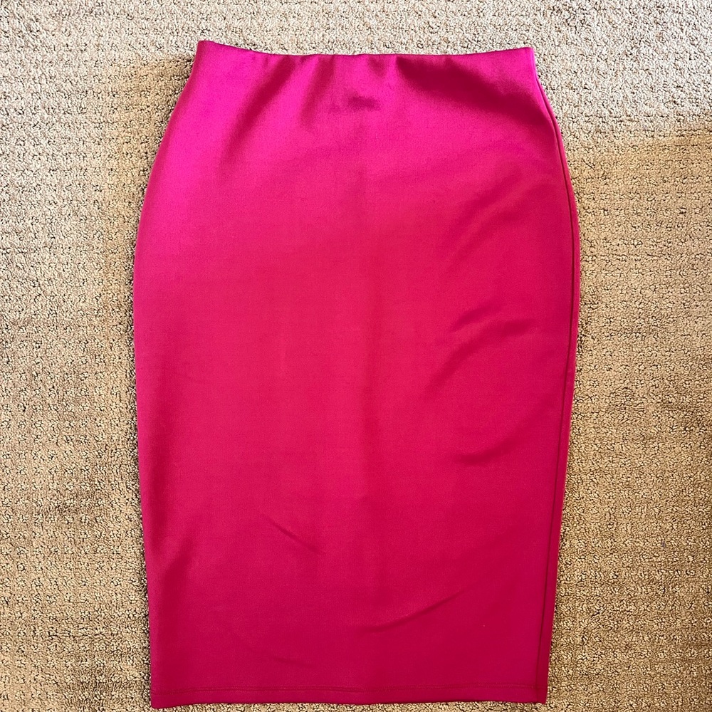 ASOS Fuchsia Pencil Skirt